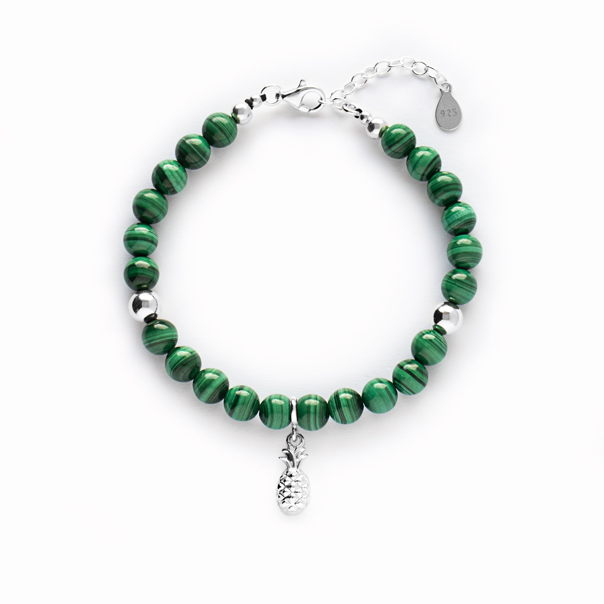 Malachite Transformation Bracelet with Silver, Gold or Rose Gold